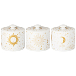 Чайный сервиз из фарфора с рисунком звезд и созвездий на 6 персон 14 предметов Porcelain Astronomy Collection варинант исполнения - 2 | Loft Concept в Липецке