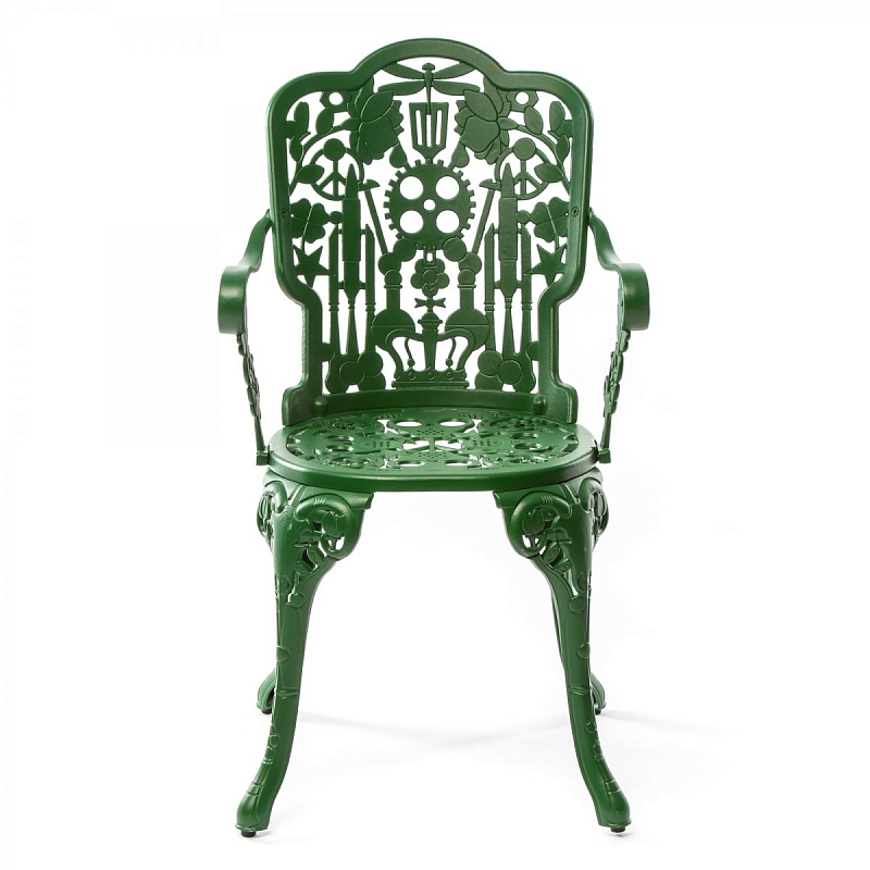 Стул Seletti Industry Collection ALUMINIUM ARMCHAIR – GREEN Зеленый Стул Seletti Industry Collection ALUMINIUM ARMCHAIR – GREEN Зеленый в Липецке | Loft Concept