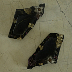 Подставка под благовония из эпоксидной смолы с цветами черная Epoxy Resin Flowers Incense Stand Black варинант исполнения - 2 | Loft Concept в Липецке