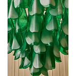 Люстра из стеклянных зеленых лепестков Petalled Illuminator варинант исполнения - 6 | Loft Concept в Липецке