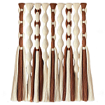 Дизайнерский Декор на стену с кисточками из хлопковых нитей wall panel Thread brushes варинант исполнения - 4 | Loft Concept в Липецке