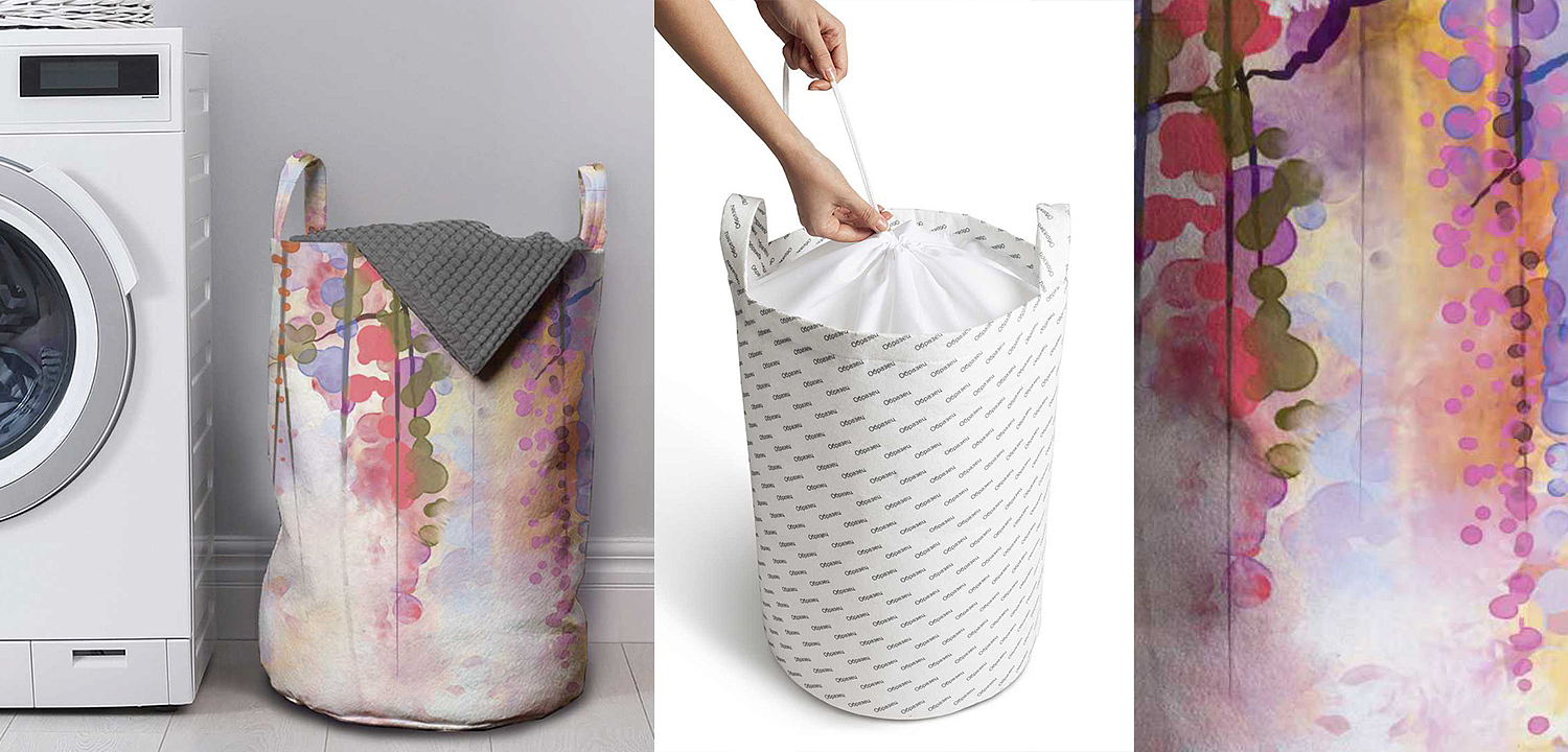 Корзина Purple Watercolor Basket Корзина Purple Watercolor Basket - Loft-Concept в Липецке