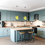 Подвесной светильник со стеклянном плафоном в форме бокала Kaleido варинант исполнения - 33 | Loft Concept в Липецке