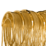 Люстра подвесная с металлическими цепочками и изогнутыми металлическими дугами 72 см Atlantis Chain варинант исполнения - 20 | Loft Concept в Липецке