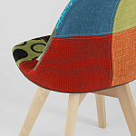 Стул с обивкой в стиле пэчворк Arvika варинант исполнения - 6 | Loft Concept в Липецке