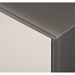 Комод со стеклянной столешницей и с выдвижными ящиками Minimalist Accent варинант исполнения - 3 | Loft Concept в Липецке