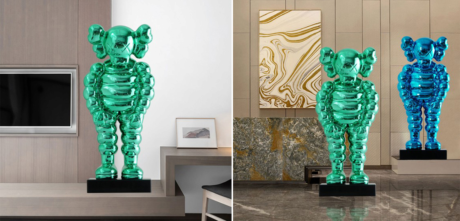 Статуэтка KAWS Bowed Down Green on stand Статуэтка KAWS Bowed Down Green on stand - Loft-Concept в Липецке