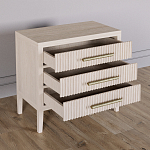 Тумба Primo  с тремя ящиками шпон Светлый дуб варинант исполнения - 4 | Loft Concept в Липецке