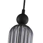 Подвесной светильник с рифленым стеклянным плафоном цилиндрической формы ARTICOLO варинант исполнения - 2 | Loft Concept в Липецке