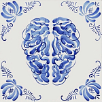 Плитка с узором Мозг варинант исполнения - 2 | Loft Concept в Липецке