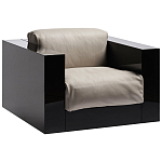 Дизайнерское кожаное кресло Poltronova Saratoga Armchair варинант исполнения - 2 | Loft Concept в Липецке