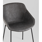 Стул Ashby экокожа серый варинант исполнения - 3 | Loft Concept в Липецке