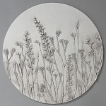 Панно Серые цветы варинант исполнения - 1 | Loft Concept в Липецке