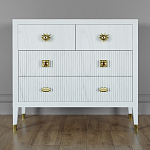 Бельевой Комод с 4 ящиками Elsa Dreams White варинант исполнения - 5 | Loft Concept в Липецке