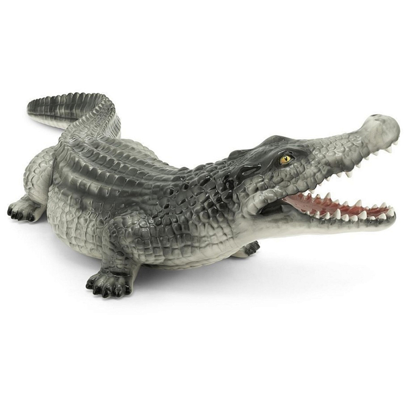 Аксессуар Crocodile Grey Серый Серо-зеленый Аксессуар Crocodile Grey Серый Серо-зеленый в Липецке | Loft Concept