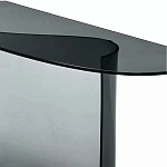 Консоль дымчатого цвета с изогнутым основанием Arabesque варинант исполнения - 1 | Loft Concept в Липецке