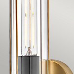 Бра для ванных комнат с прозрачным цилиндрическим плафоном на круглом основании Hinkley варинант исполнения - 4 | Loft Concept в Липецке