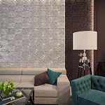 Гипсовая 3D панель с принтографией PM-37 варинант исполнения - 2 | Loft Concept в Липецке