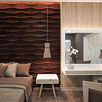 Гипсовая 3D панель с принтографией PM-03 варинант исполнения - 2 | Loft Concept в Липецке