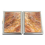 Портсигар на 10 сигарет с газовой зажигалкой из натурального камня Авантюрин Stone Cigarettes Cases варинант исполнения - 4 | Loft Concept в Липецке