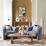 Стол журнальный из массива и шпона дуба Oak Essence Carden варинант исполнения - 6 | Loft Concept в Липецке