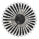 Потолочный светильник круглый с стеклянными бусинами Uniformity варинант исполнения - 1 | Loft Concept в Липецке