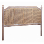 Изголовье кровати коричневое с обивкой из ротанга Olivia Headboard варинант исполнения - 1 | Loft Concept в Липецке