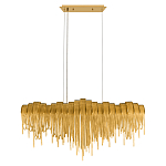 Люстра подвесная с металлическими дугами и длинными цепочками 115 см Atlantis Chain варинант исполнения - 4 | Loft Concept в Липецке