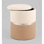 Пуф Mauldine с ящиком бежевый с экокожей варинант исполнения - 2 | Loft Concept в Липецке