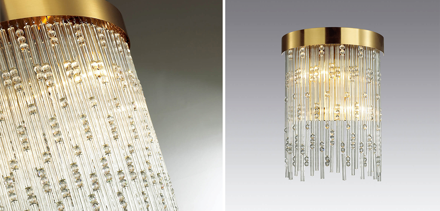 Бра Hailstorm Rain Kerri Wall lamp gold Бра Hailstorm Rain Kerri Wall lamp gold - Loft-Concept в Липецке