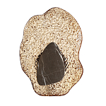 Бра с волнообразным стеклянным плафоном и вставкой из мрамора Liquid Stone варинант исполнения - 6 | Loft Concept в Липецке