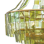 Люстра круглая каскадная Explosion of Green Shades зеленое стекло варинант исполнения - 1 | Loft Concept в Липецке