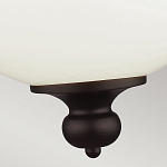 Подвесной светильник с белым стеклянным плафоном в форме шара на цепи Feiss варинант исполнения - 5 | Loft Concept в Липецке