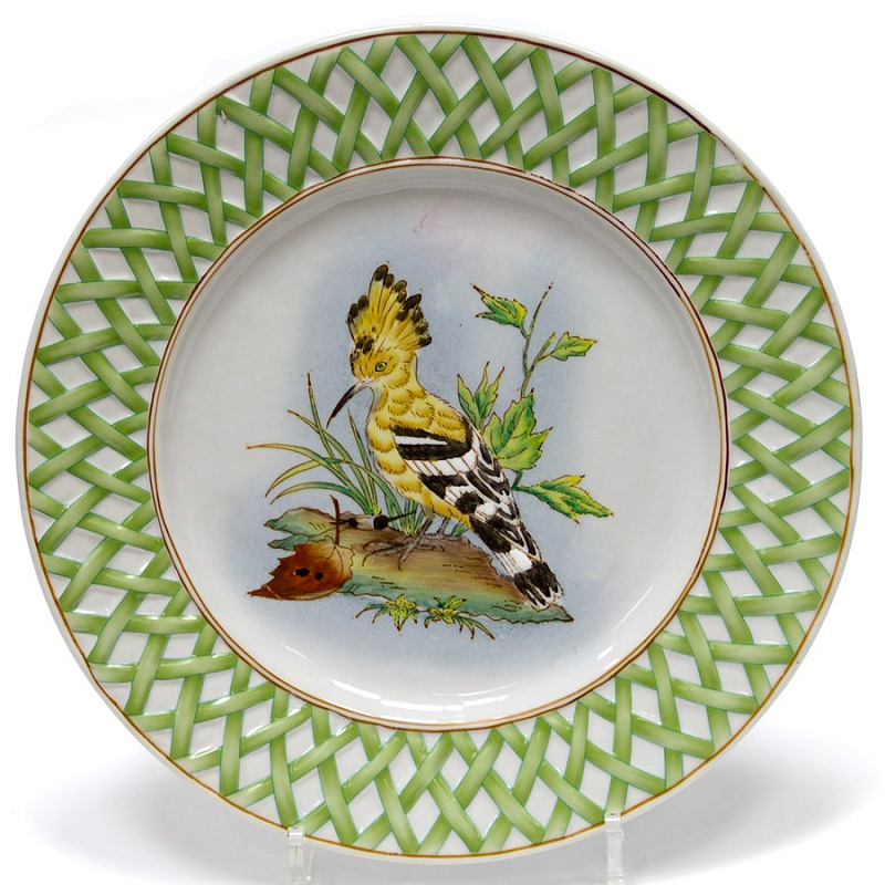 Тарелка настенная Crested Bird Мульти Бронза Тарелка настенная Crested Bird Мульти Бронза в Липецке | Loft Concept
