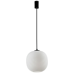 Подвесной светильник со стеклянным рельефным плафоном белый Perforated Glass 25 варинант исполнения - 2 | Loft Concept в Липецке