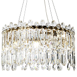 Круглая люстра с хрустальными подвесками Roul Crystal Round Chandelier варинант исполнения - 2 | Loft Concept в Липецке