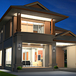 Настенный фонарь уличный прямоугольный черного цвета со стеклом с пузырьками Eurofase варинант исполнения - 6 | Loft Concept в Липецке