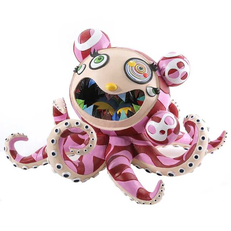 Статуэтка в виде осьминога Takashi Murakami Розовый Мульти Статуэтка в виде осьминога Takashi Murakami Розовый Мульти в Липецке | Loft Concept