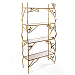 Стеллаж металлический с птичками Primavera варинант исполнения - 2 | Loft Concept в Липецке