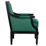 Кресло Harry Armchair black and green velour варинант исполнения - 2 | Loft Concept в Липецке