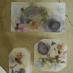 Шкатулка из эпоксидной смолы с цветами белая Epoxy Resin Flowers Box White варинант исполнения - 3 | Loft Concept в Липецке