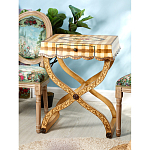 Приставной столик с ящиком в стиле ретро Vintage Rustic Tablecloth варинант исполнения - 6 | Loft Concept в Липецке