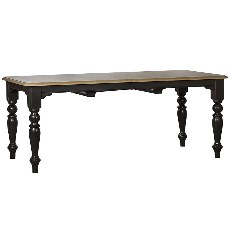 Стол Provence Accent Dining Table black Бежевый Черный в Липецке | Loft Concept 