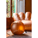 Дизайнерское кожаное кресло в форме руки Poltronova Joe Gold  Armchair варинант исполнения - 5 | Loft Concept в Липецке