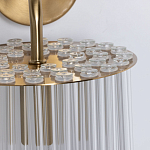 Бра с круглым основанием и длинными прозрачныи стеклянными трубками Nembus варинант исполнения - 4 | Loft Concept в Липецке