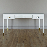 Письменный стол Elsa Dreams White Шпон дерево с двумя ящиками варинант исполнения - 1 | Loft Concept в Липецке