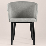 Мягкое кресло на металлических ножках Shaggy Grey варинант исполнения - 3 | Loft Concept в Липецке