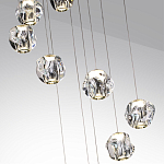 Люстра каскадня с 12-ю прозрачными шарообразными плафонами Bubbles Bocci варинант исполнения - 6 | Loft Concept в Липецке