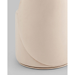 Пуф Loreen со спинкой вращающийся велюр молочный варинант исполнения - 3 | Loft Concept в Липецке