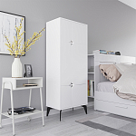 Комод белый с 4-мя дверцами на металлических ножках SPARK MULTIPURPOSE CABINET WHITE варинант исполнения - 2 | Loft Concept в Липецке